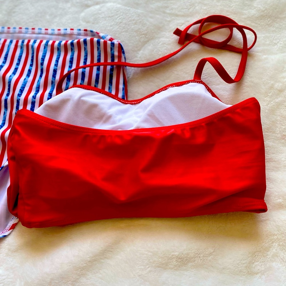 NEW!! Swing suit red and white